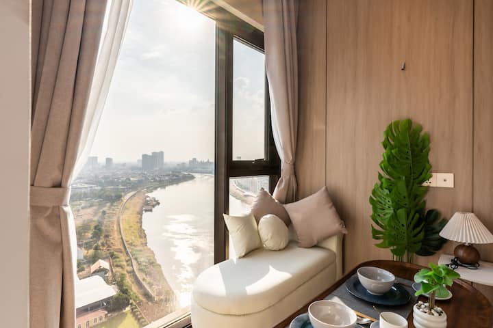 Vue Aston River View Studio | Pool & Gym - Phnom Penh