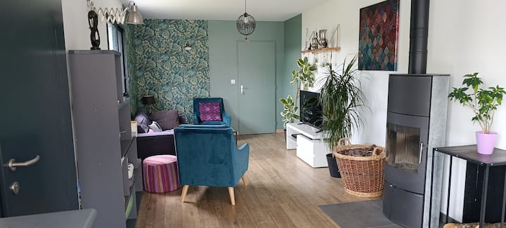 Maison Au Calme Avec Piscine, 3 Chambres, 3 Lits - Beauvallon