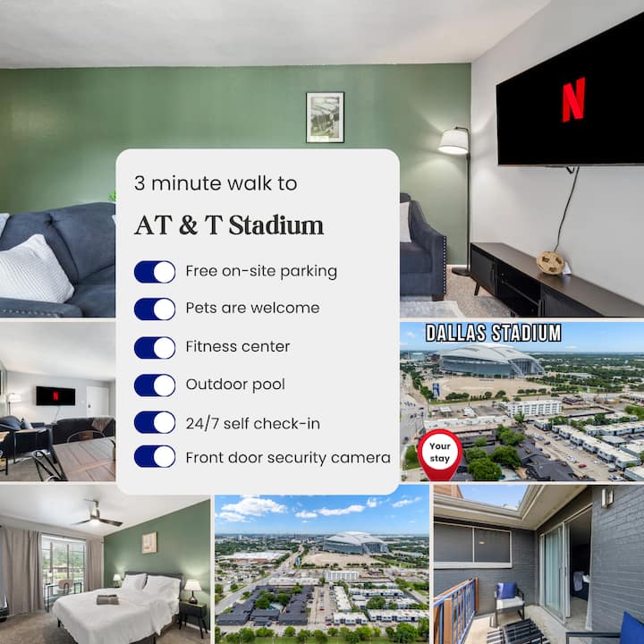 Arlington 2br | At&t, Globe Life, 6 Flags, Parking - Arlington, TX