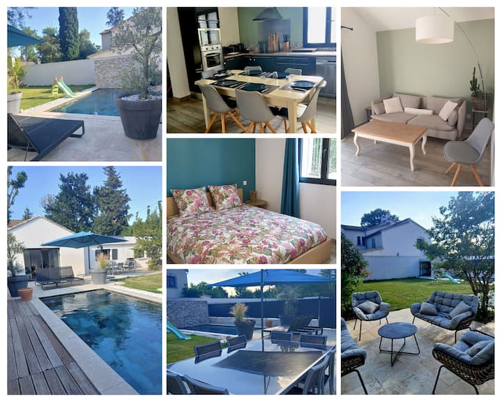 Tranquillité : Maison & Piscine Chauffée - Avignon