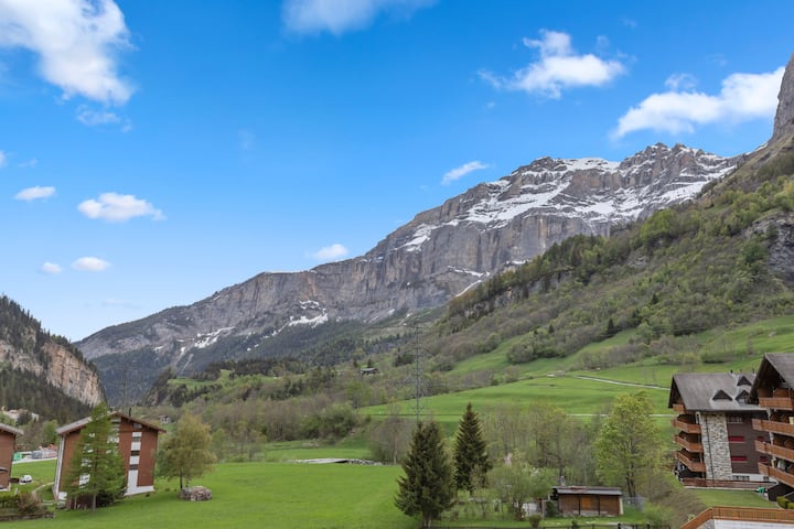 Magnifique Appartement Rénové Avec Une Superbe Vue - Leukerbad