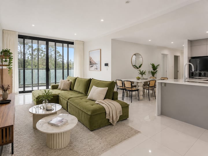 Parramatta宽敞顶层公寓｜3卧＋开放式睡眠区i可住10人｜双车位＋健身房 - Parramatta