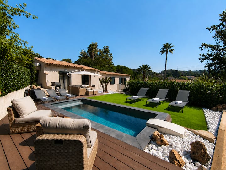 La Petite Maison-villa Avec Piscine Et Jardin - Mandelieu-la-Napoule