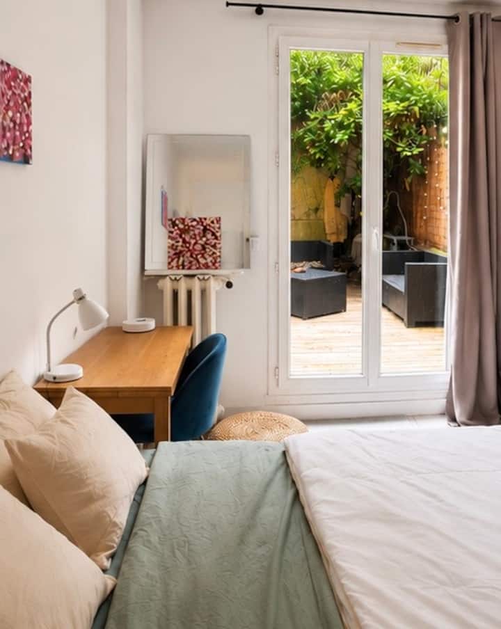 Rdc Et Jardin à Montmartre - France