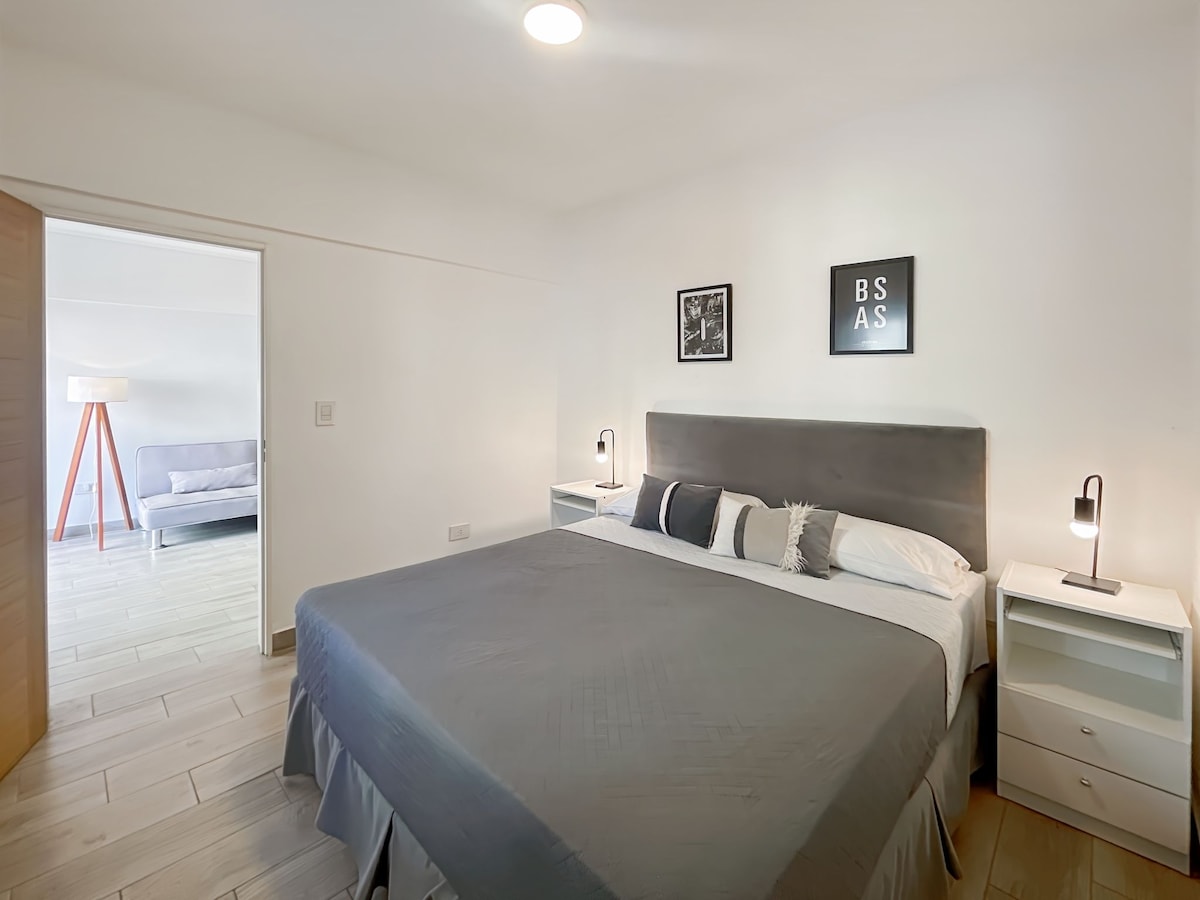 Studio con doble cama y pileta