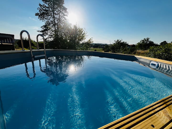 Gîte 4-5p Martel Piscine Et Terrasse ! - Martel