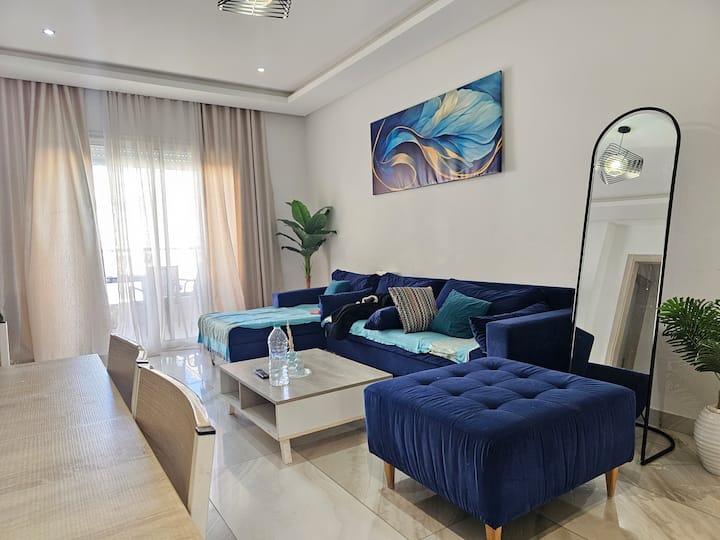 Appartement Cosy Résidence Sécurisée Avec Piscine - Nabeul‎