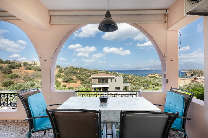 Villa Amalia 3 Mirabello Gulf View - Agios Nikolaos