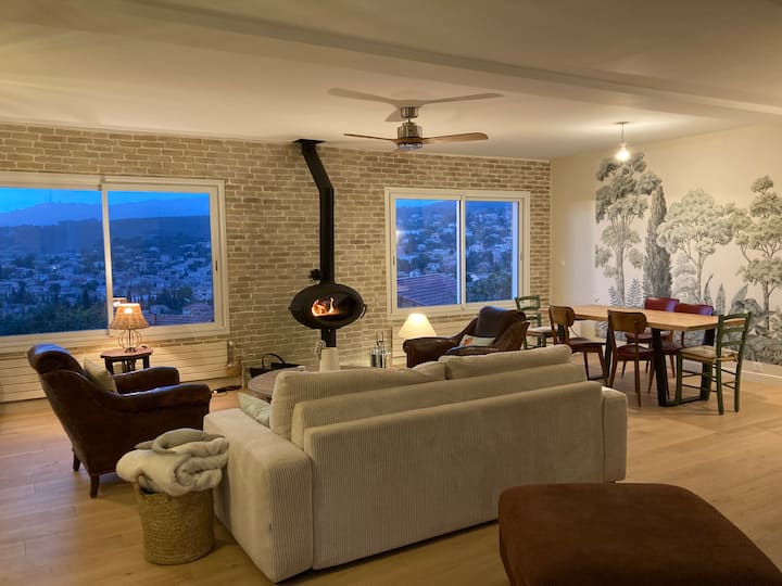 Maison De Charme Avec Piscine Et Vue Imprenable - Allauch