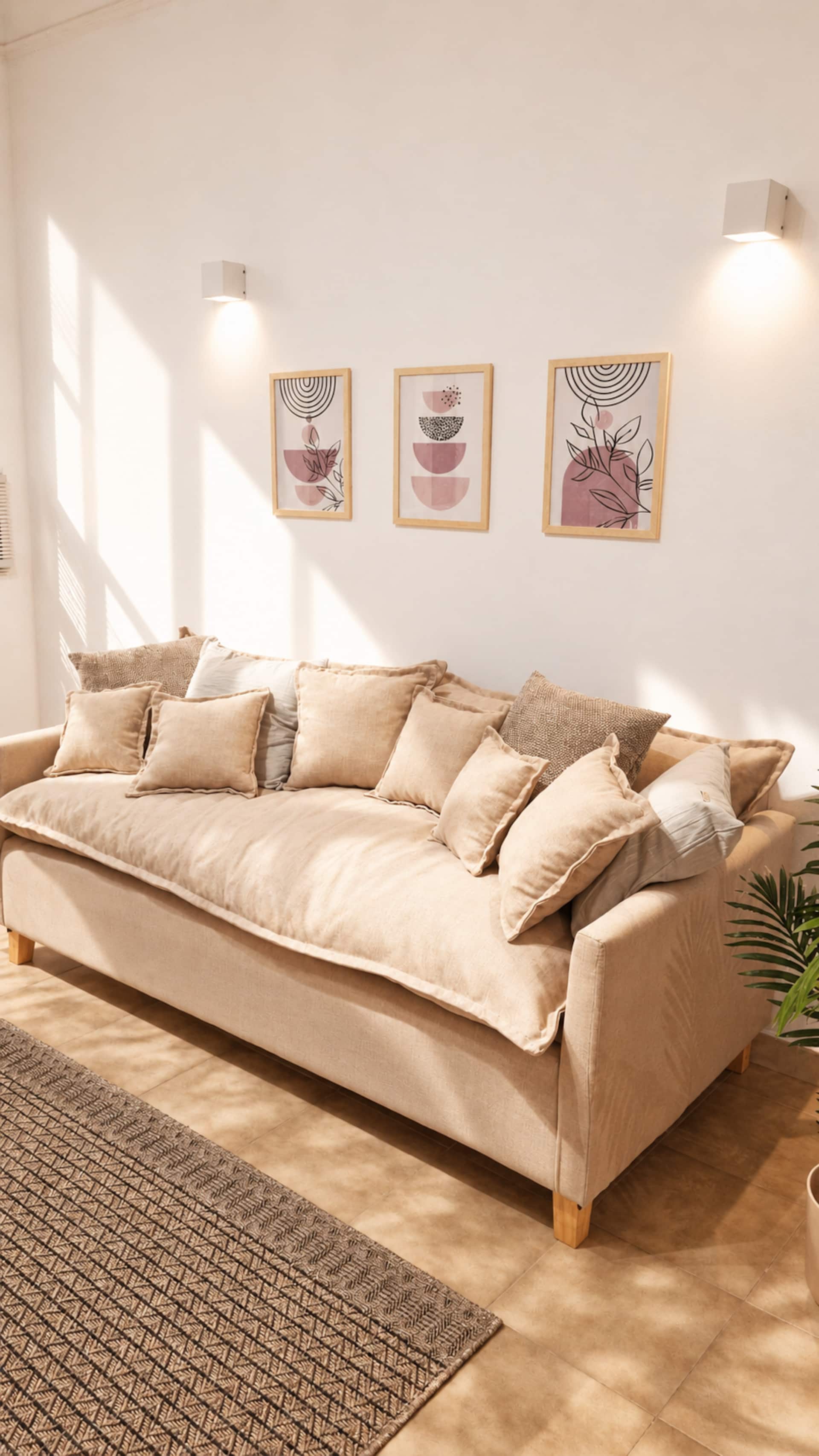 Apartamento central com 2 quartos