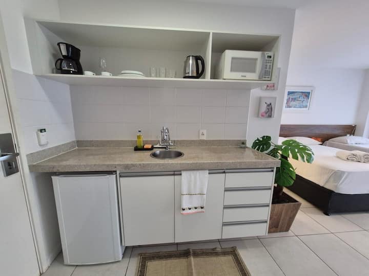 Centro De Brasília | Flat Equipado + Wifi 400mb E - Brasil