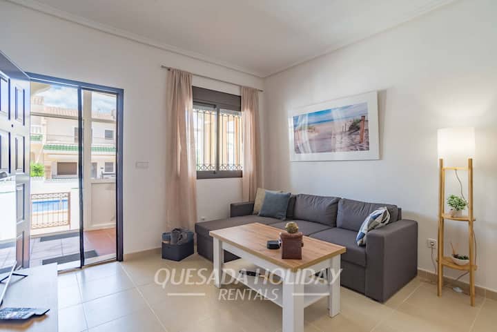 Sunny Family Townhouse With Pool In Quesada - Algorfa