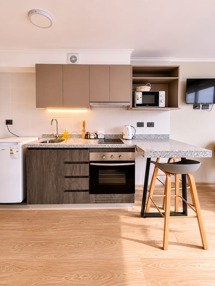 Moderno Estudio + Parking Según Disponibilidad. - Temuco