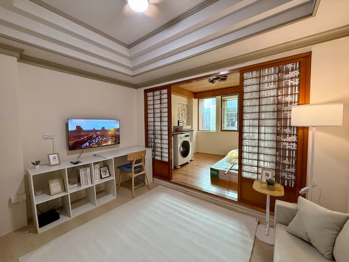 【暮色 Chic Dusk】｜新竹東區日系和風美居．慵懶黃昏暖陽旅宿．全新首租．近巨城市中心 - 新竹市