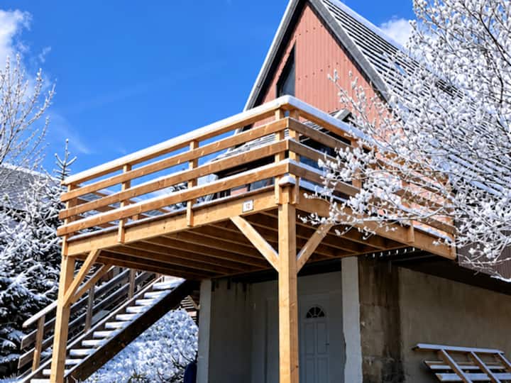 Chalet Avec Vue Montagne - 8 Pers. - Chambon-sur-Lac