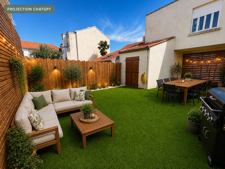 Dolce Villa Avec Patio Privé Plage 200 M - Châtelaillon-Plage