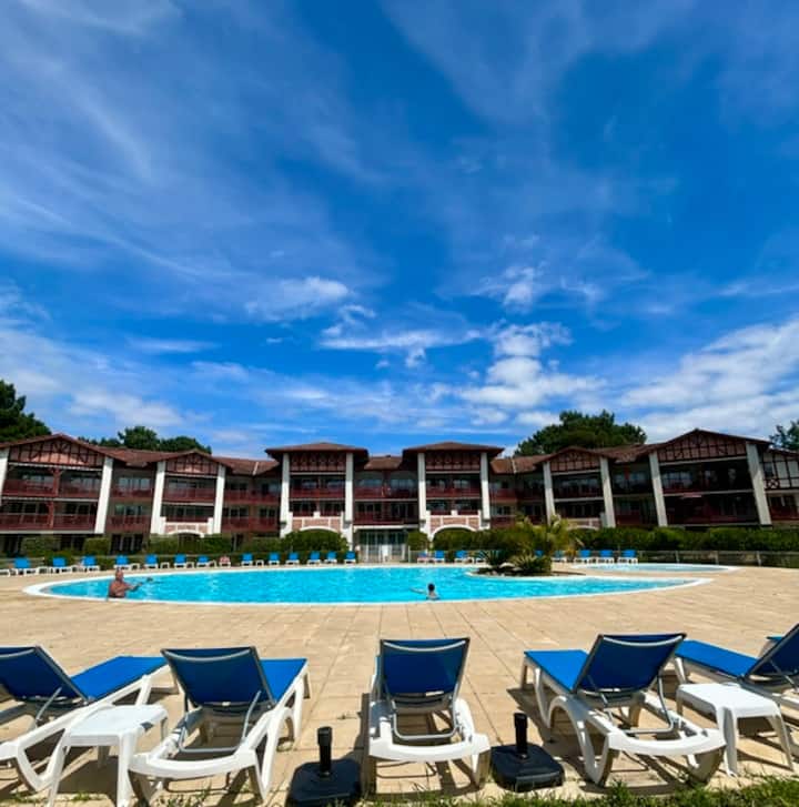 Appartement 7 Pers. • Piscine • Golf • Lac - Biscarrosse