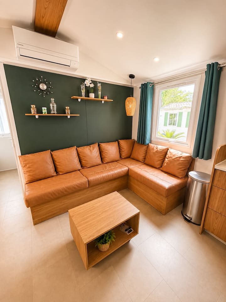 Mobil-home Prenium 4 Pers Clim • Piscines & Océan - Capbreton