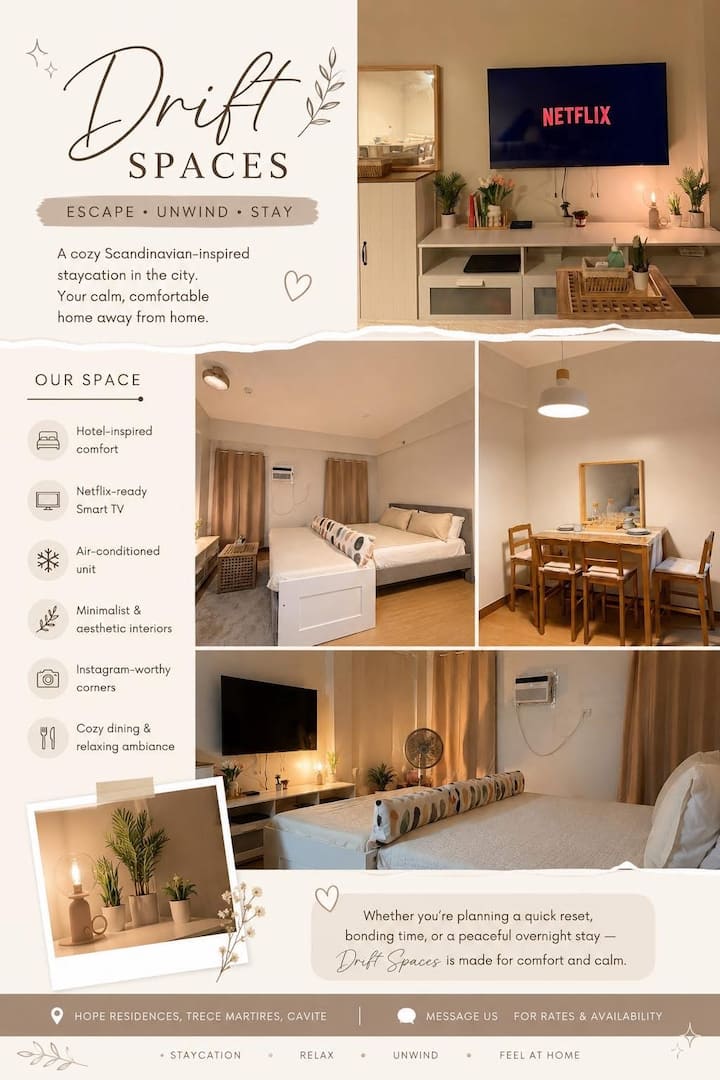 Scandinavian Smdc Condo At Hope Residences, Cavite - Naic