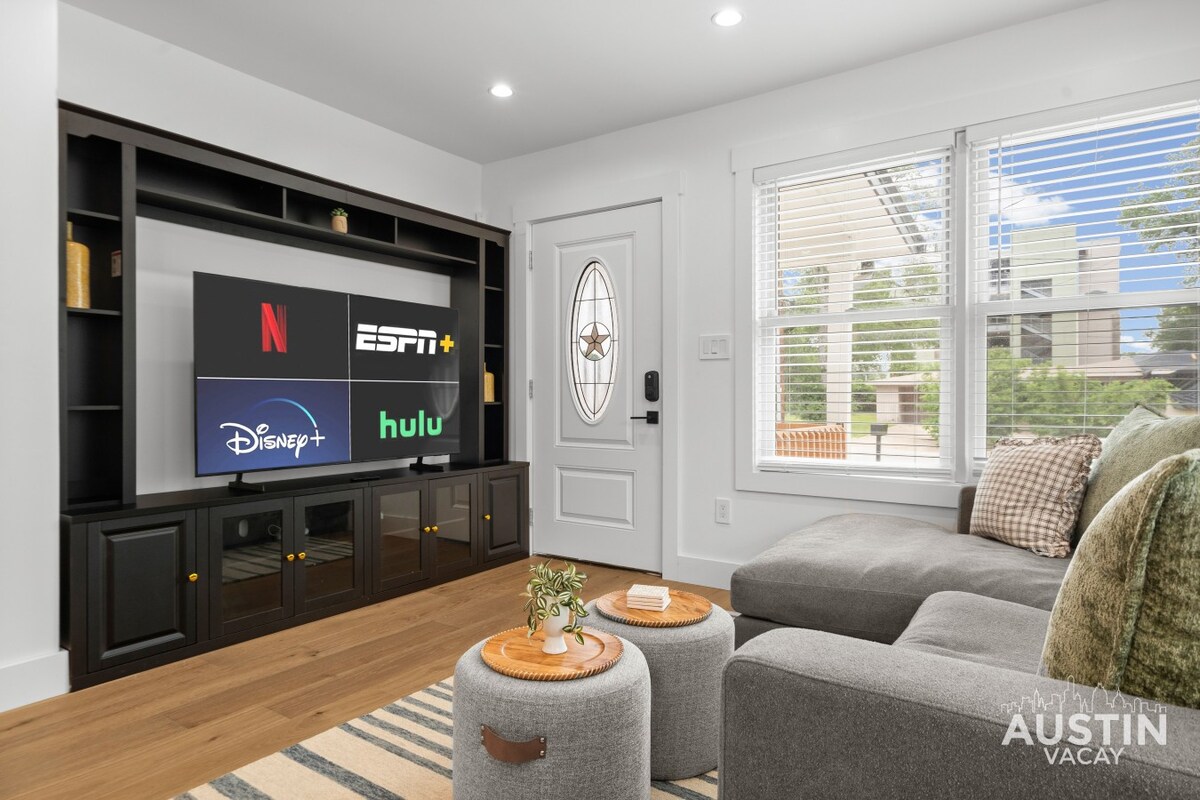 Settle In | Renovated High-End E Austin 2BR Home