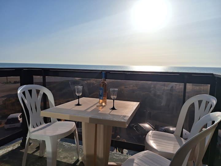Appartement 63 M2  Vue Exceptionnelle Sur La Mer - Camiers