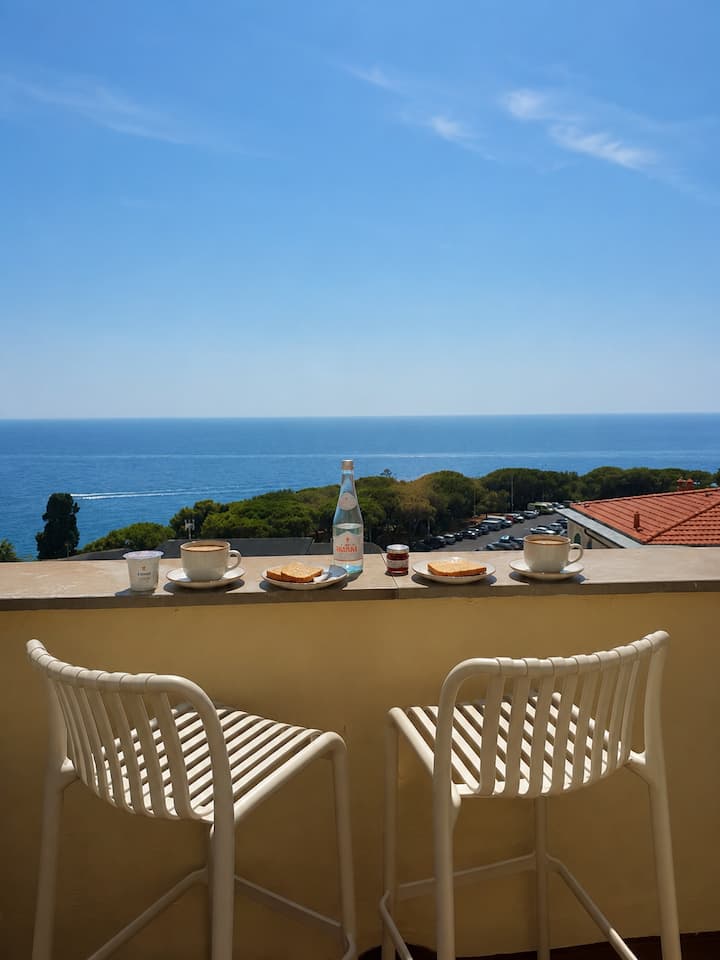 Piazza Del Popolo Verde, Centro Storico Vista Mare - Bordighera