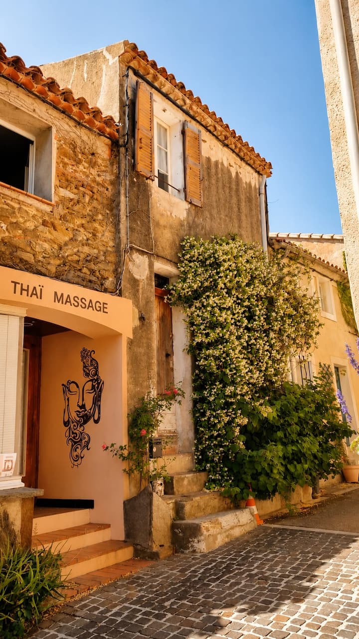 Maison Provençale Au Cœur Du Village Médiéval - 博爾默勒米莫薩
