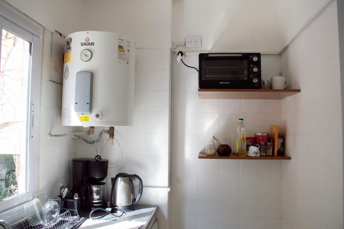 Estudio con aire acondicionado