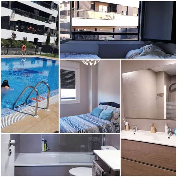 Madrid 4 Bed Apartment With Pool Private Parking - Alcobendas