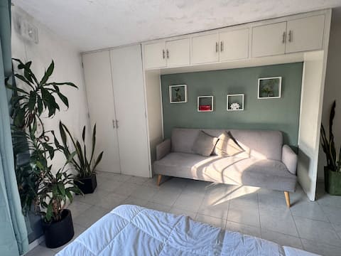 Top Airbnb: Bright apartment 2 blocks from ABC Hospital in Lomas De Santa Fe