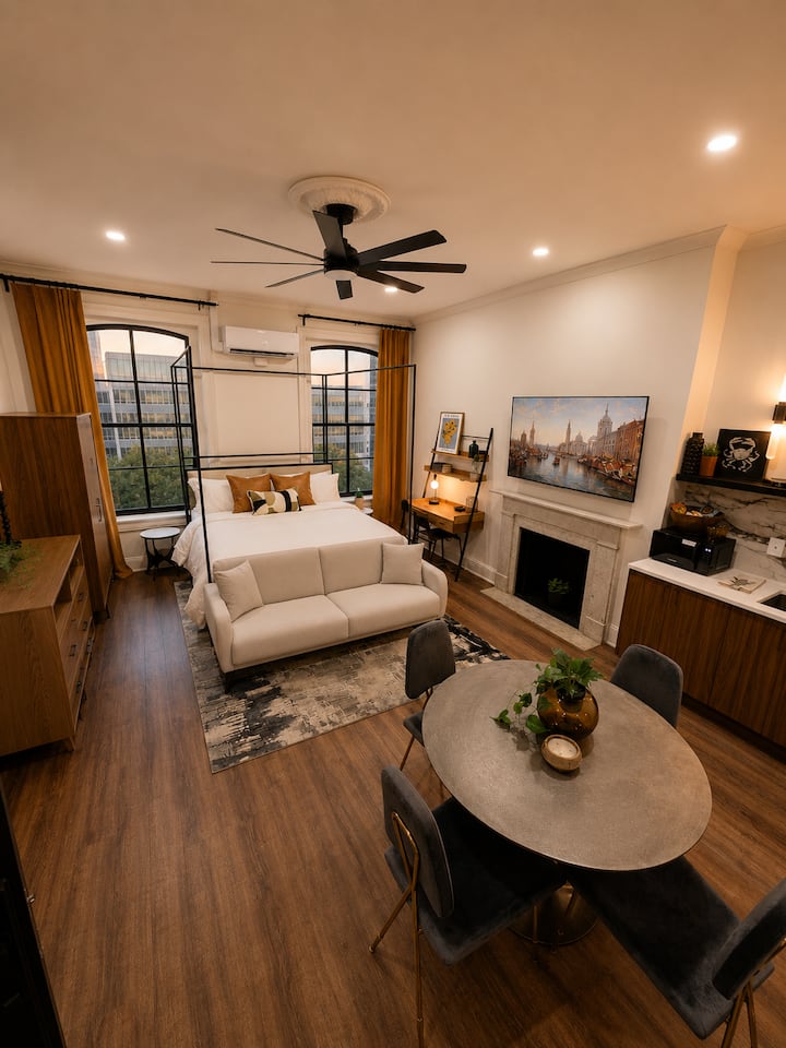 Terre Private King Studio -Sleeps 3- Near Jhu & Dt - Baltimore