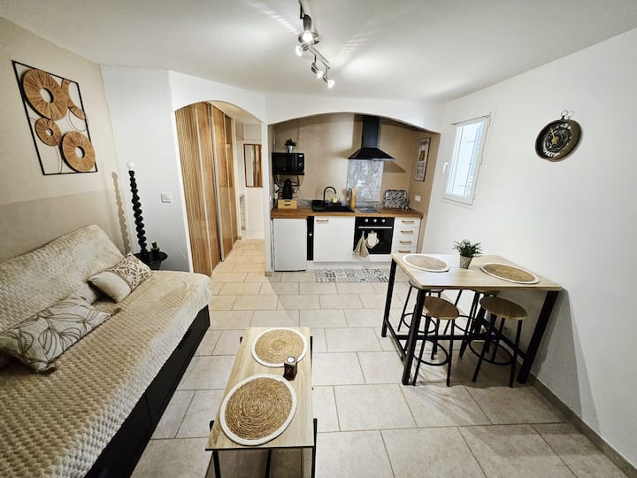 Studio Cocon Avec Grande Terrasse Ombragée - La Seyne-sur-Mer
