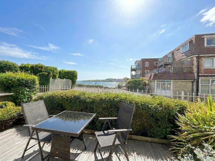 Modern Coastal Apartment With Sea Views & Decking - Langton Matravers