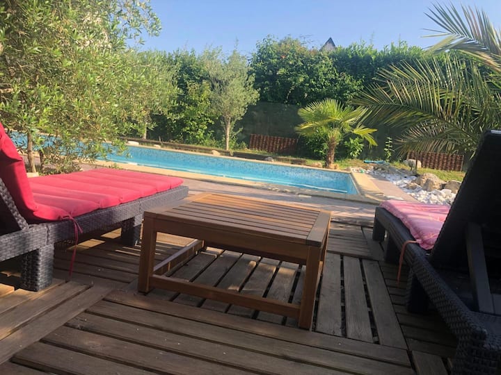 Emeraude Et Jasmin Suite Piscine - フランス トゥール