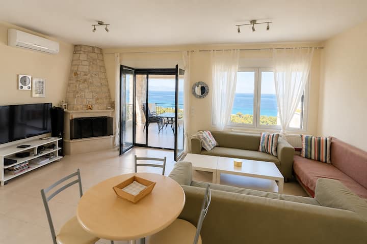 Galini Cape House | Close To The Beach With Pool - ハルキディキ