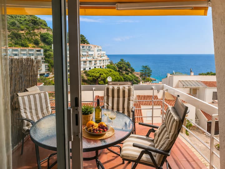 2br Cala Salions Coastal - Terrace & Ocean Views - Tossa de Mar