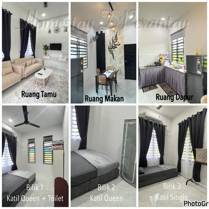 D’perantau Homestay | 3 Bilik Aircond | Selesa - Terengganu