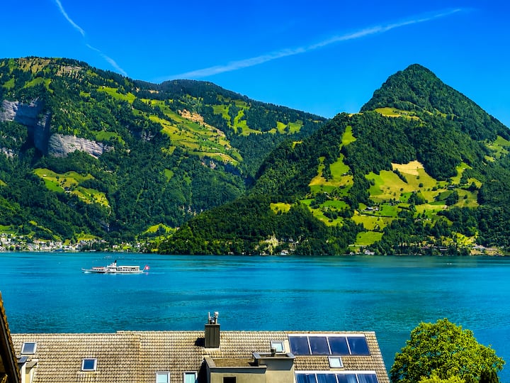 Swiss Paradise 4, Studio Mit See Und Alpenblick - Weggis