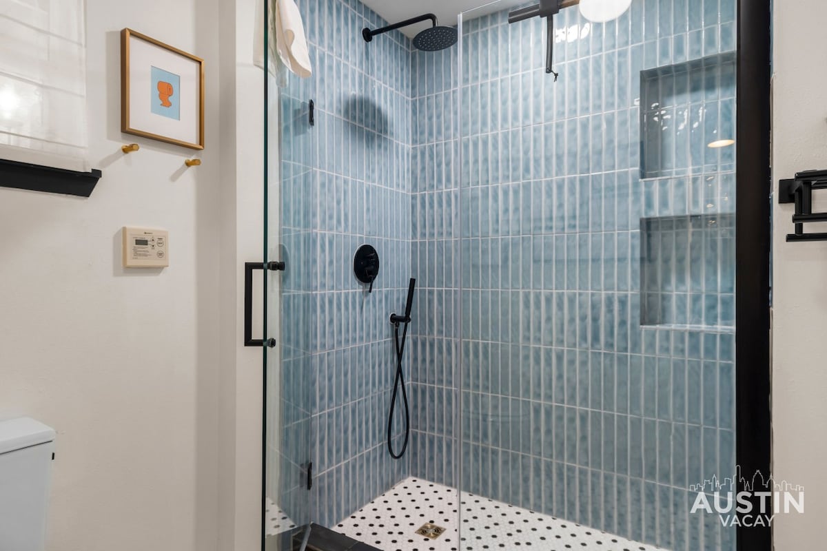 E Austin's Dreamy Blue Bungalow | Lady Bird Nearby