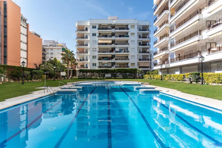 Charming 1-bedroom Apartment With Pool In Lloret D - Lloret de Mar