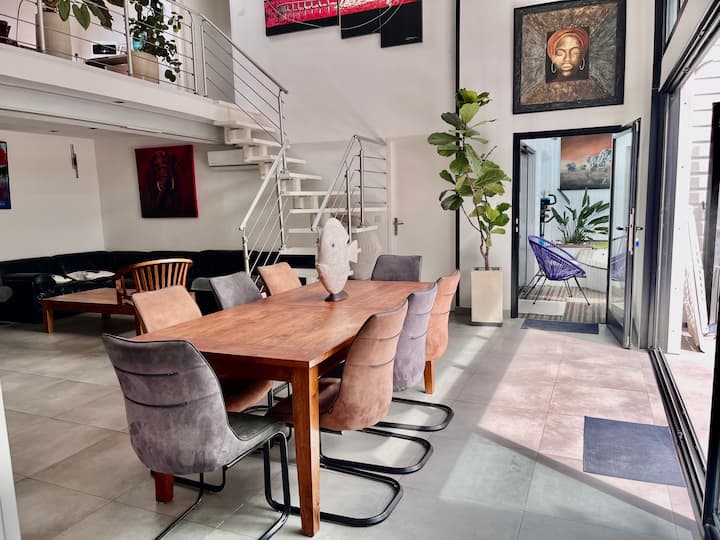 Maison Loft Piscine Intérieure Chauffée - La Rochelle