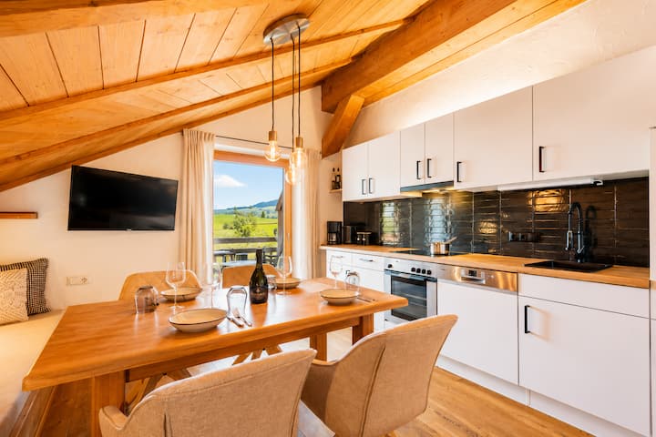 Bergnest Mit Balkon I Blockhütte I Bergblick - Füssen