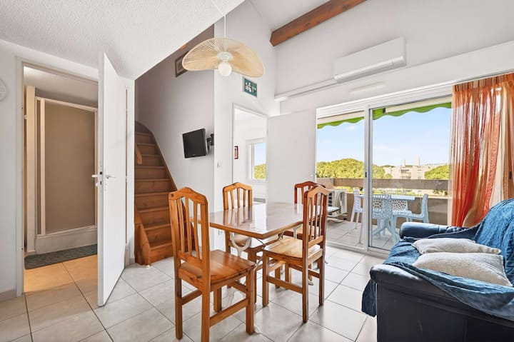 Appartement T3 Dans Résidence Avec Piscine Grau Du - Port Camargue