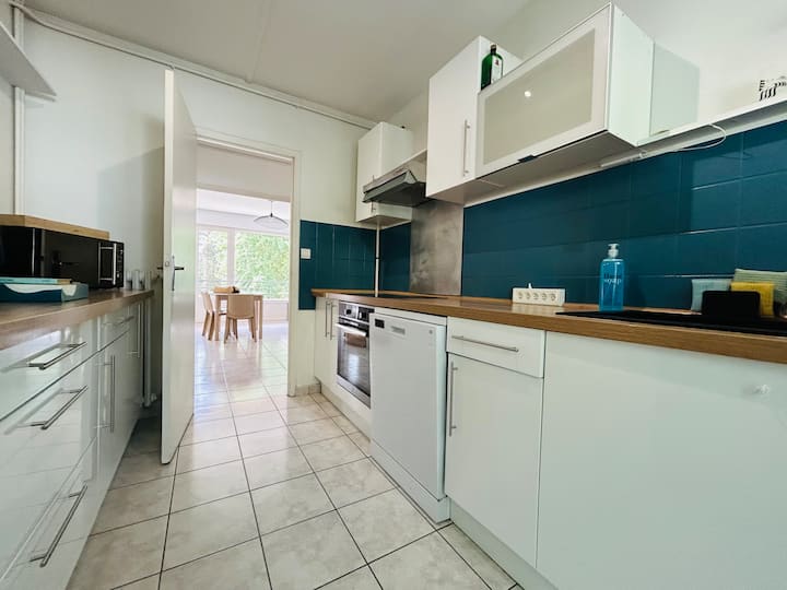Casa Verdea - Appartement 3 Chambres Avec Balcon - Trélazé
