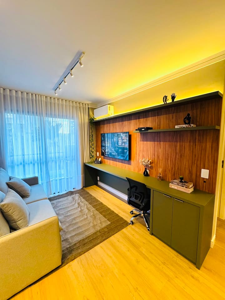 Apartamento | Piscina, Academia, Garagem, Portaria - 坎皮納斯