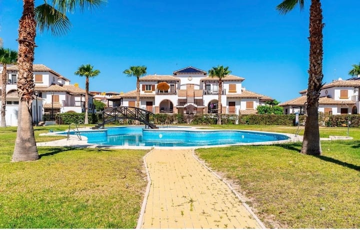 Spa, Piscina, Patio, Vera Playa. @Mardefloresvera - Vera