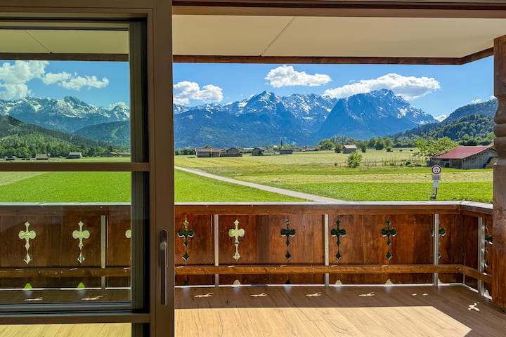 Weitblick Zugspitze - Eschenlohe