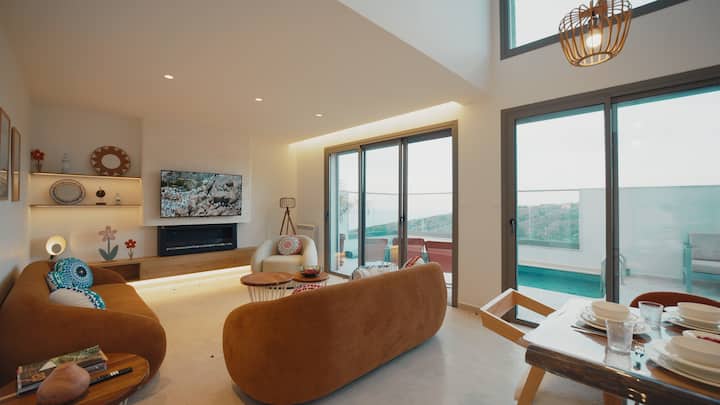 Villa Nuages, Entre Mer Et Montagne à Seraïdi -14p - Annaba