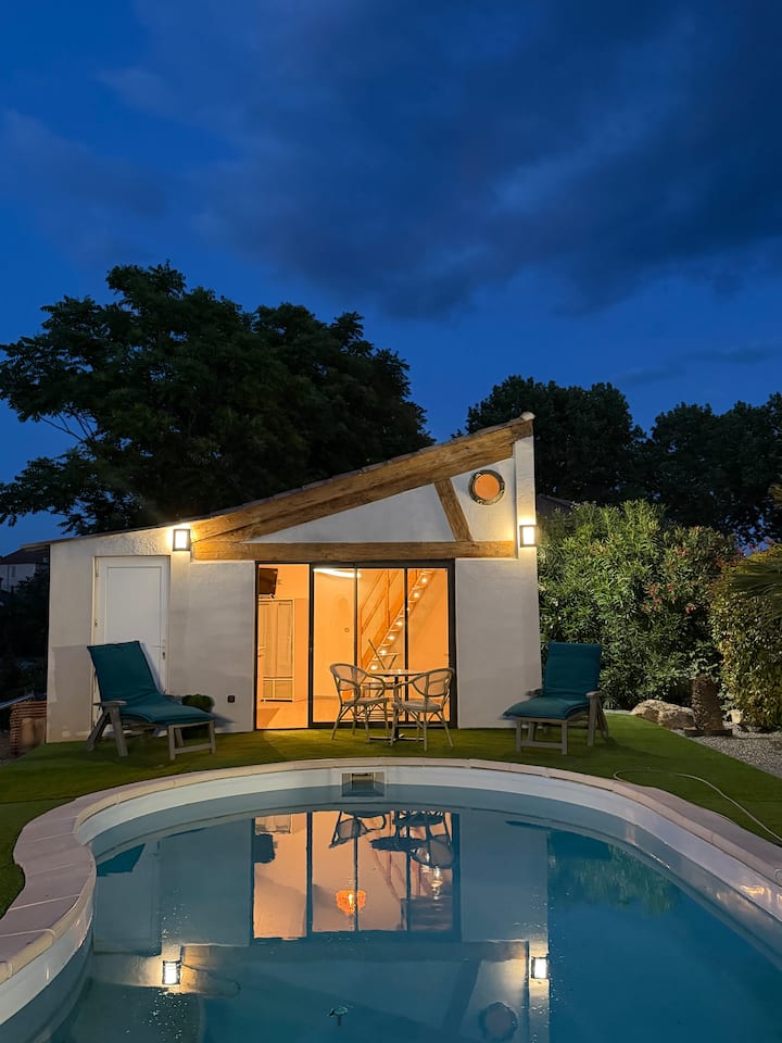 Loft Vu Piscine - Capestang