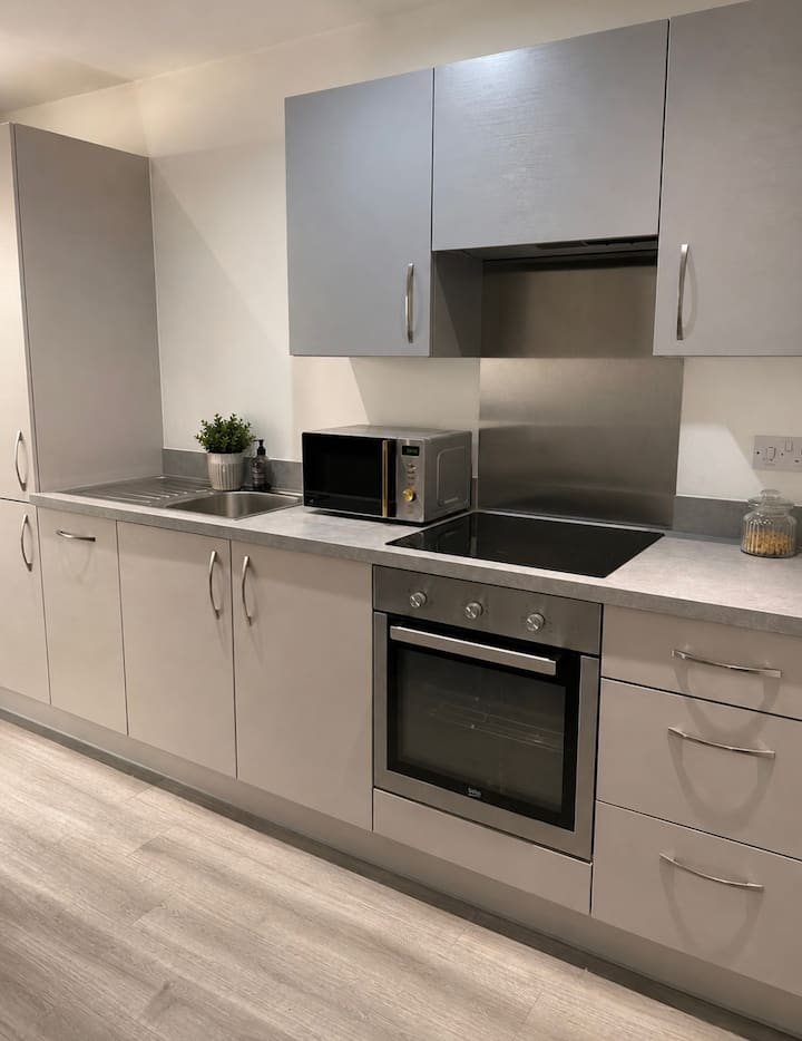 Modern Luxury Apartment City Stay Private Balcony - Manchester